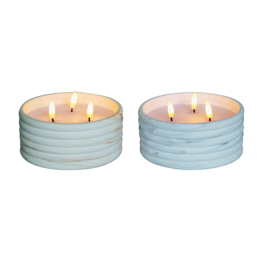 Led Cement 3D Electronic Wick Candle voor woningdecoraties
