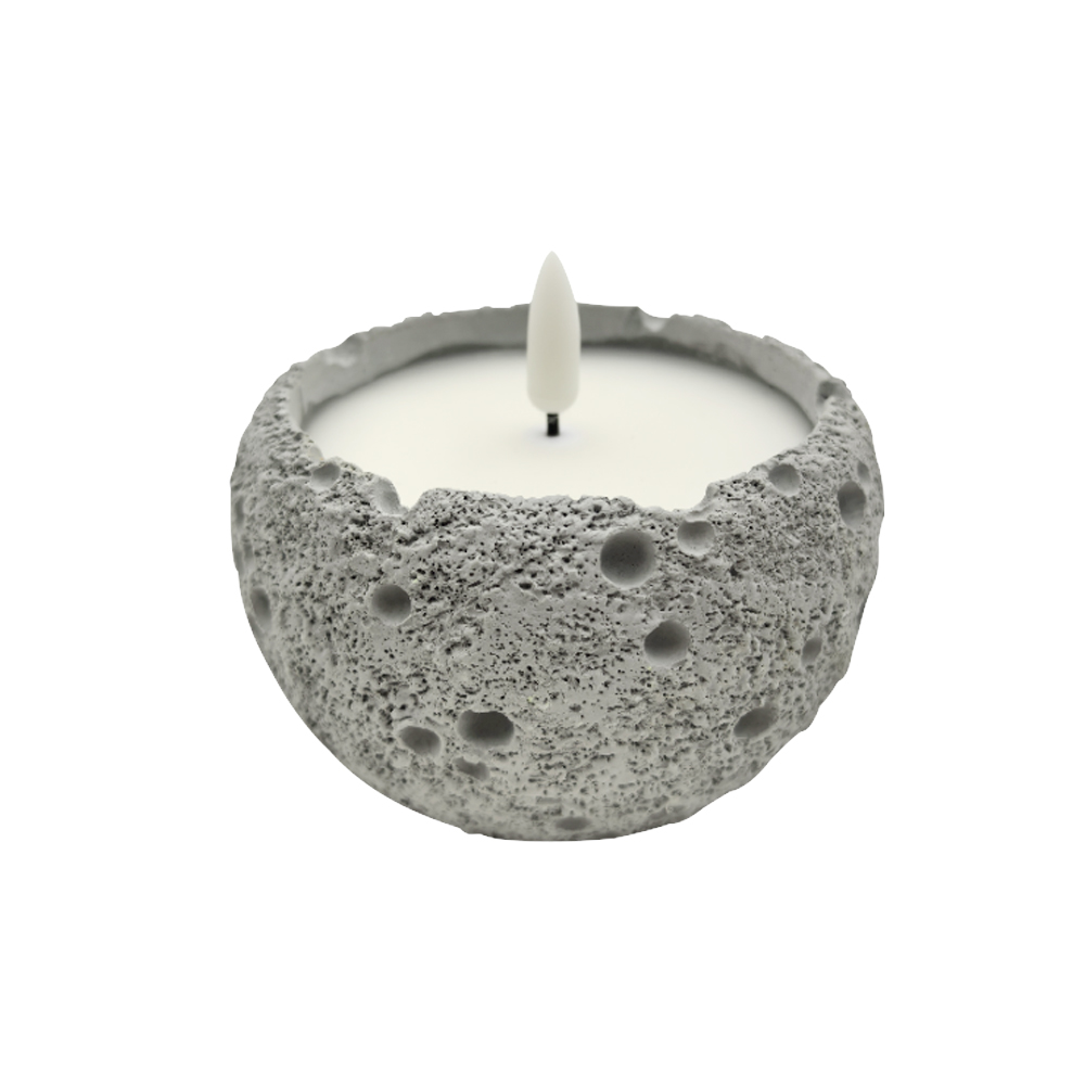 Led 3D elektronische lick cement kaars