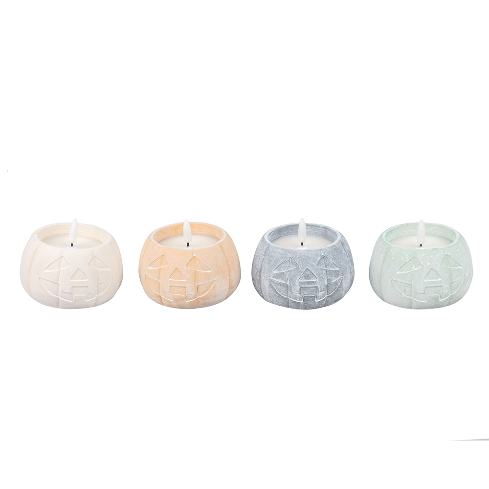 Batterij aangedreven LED 3D Wick Flameless flikkerende kaars