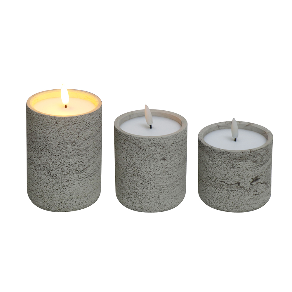 Led 3D elektronisch vet Pilar Cement betonkaars