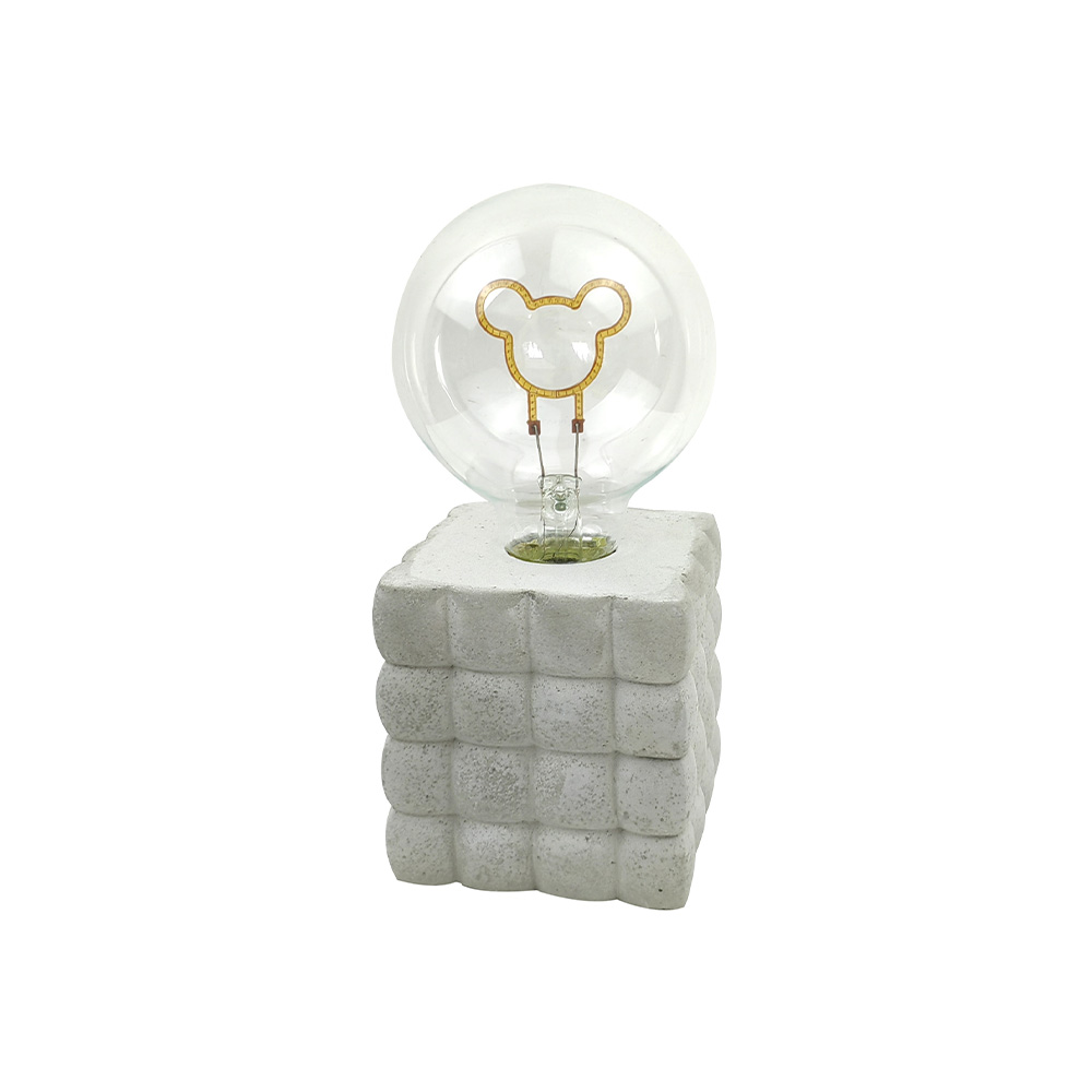 Cement gestructureerde matte led -bureaulamp