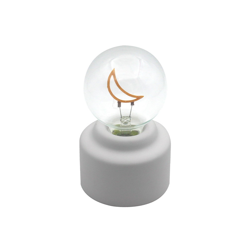 LED Cement Base Bottle Mond Light